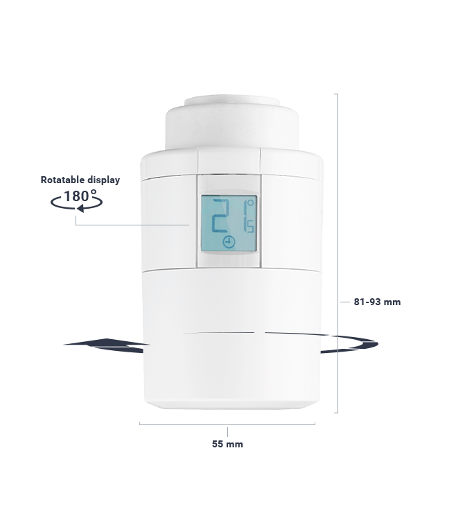 Testa Termostatica Elettronica Danfoss ECO