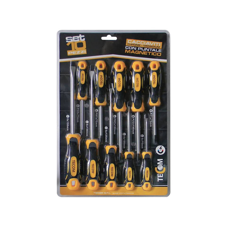 Kit Cacciaviti da 10 Pz