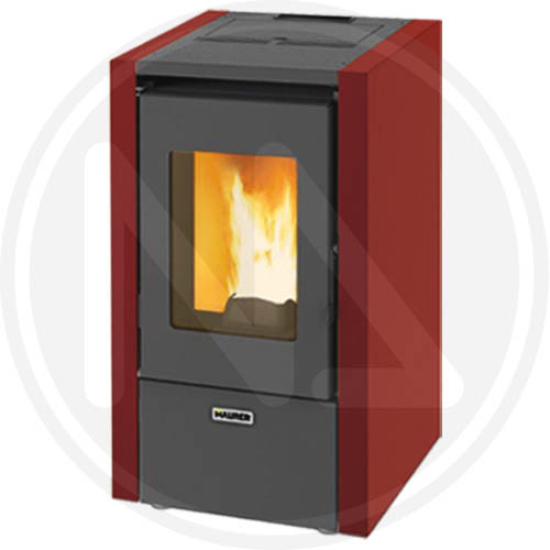 Stufa a Pellet 6Kw Mignon Bordeaux Maurer