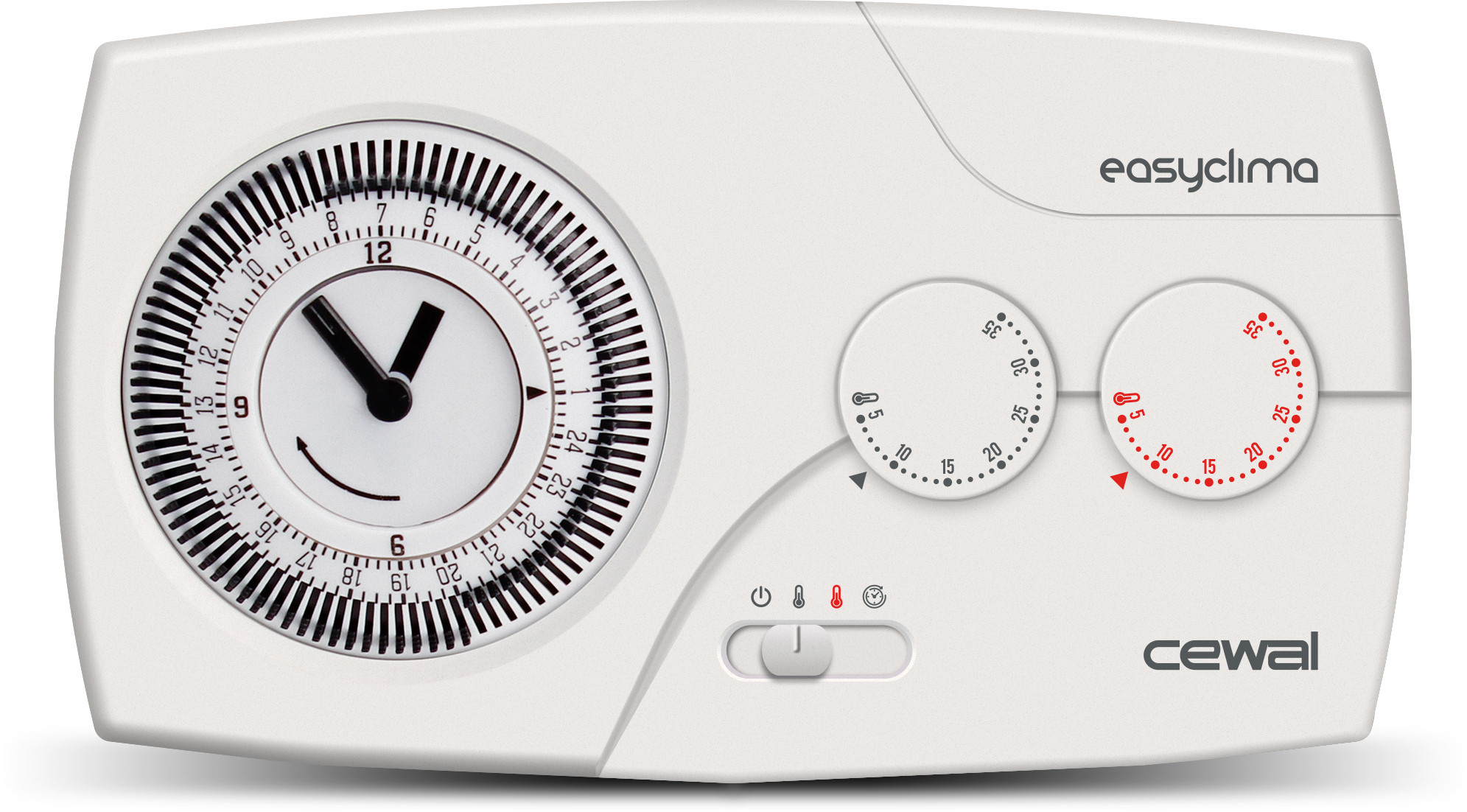 Cronotermostato Giornaliero Orologio EasyClima Cewall