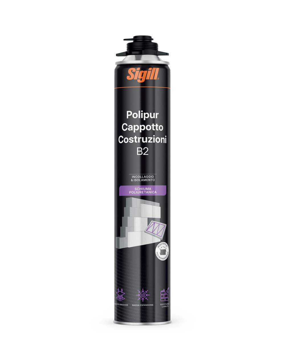 Schiuma Polipur Matic B2 per Cappotto per Pistola SIGILL