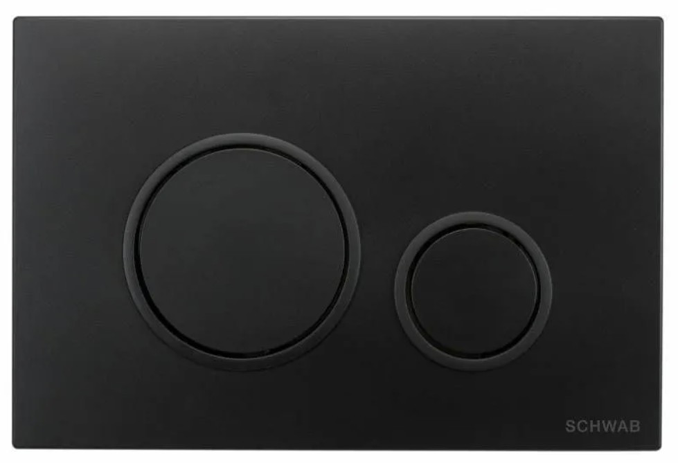 Placca Vela Nero Opaco Schwab