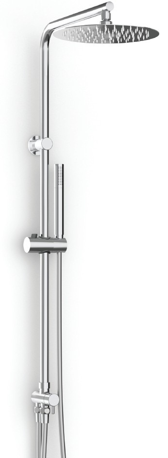 Colonna Doccia con Soffione in Acciaio HERA METAFORM